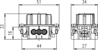 Amphenol C14610B0060021 złącze przewodów elektrycznych