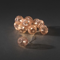 Konstsmide Light set copper metal balls Fénydekorációs világító lánc 10 izzó(k) LED 0,6 W