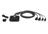 ATEN 2-Port USB FHD HDMI Cable KVM Switch