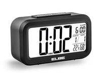 ELBE RD-668 despertador Reloj despertador digital Negro