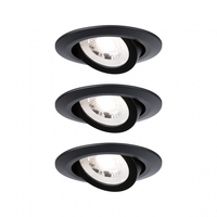 Paulmann 93367 spotlámpa Beépített spotlámpa Fekete Nem cserélhető izzó(k) LED 4,8 W