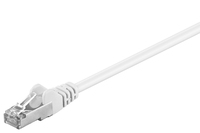 Goobay 93491 câble de réseau Blanc 1 m Cat5e F/UTP (FTP)