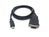 Equip 133392 kabel równoległy Czarny 1,5 m USB Type-C DB-9