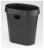 Avery DR500BLK trash can 18 L Round Plastic Black