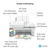 HP DeskJet Plus HP DeskJet 4110e All-in-One Printer, Color, Printer for Home, Print, copy, scan, send mobile fax, HP+; HP Instant Ink eligible; Scan to PDF