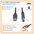Tripp Lite U322-003-BK USB 3.2 Gen 1 SuperSpeed Device Cable (A to B M/M) Black, 3 ft. (0.91 m)
