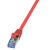 LogiLink 0.25m Cat.6A 10G S/FTP Netzwerkkabel Rot 0,25 m Cat6a S/FTP (S-STP)