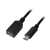 LogiLink USB C - USB A 0.15m câble USB 0,15 m USB 3.2 Gen 2 (3.1 Gen 2) Noir