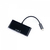 V7 Adaptador USB negro con conector USB-C macho a 3 hembras: USB 3.0 A; Micro SD; SD/MMC