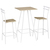 Homcom 835-632WT kitchen/dining room furniture set