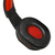 ART HERO słuchawki/zestaw słuchawkowy Przewodowa Opaska na głowę Gaming Czarny, Czerwony