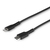 StarTech.com Cable Resistente USB-C a Lightning de 1 m Negro - Cable de Sincronización y Carga USB Tipo C a Lightning con Fibra de Aramida Resistente - Certificado MFi de Apple ...