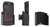 Brodit Passive holder with tilt swivel for M3 Mobile SL10 Passieve houder Mobiele telefoon/Smartphone Zwart