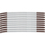 Brady SCN-15-X marqueur de câble Noir, Blanc Nylon 300 pièce(s)