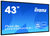 iiyama LH4352UHS-B1 beeldkrant Digitale signage flatscreen 108 cm (42.5") IPS 500 cd/m² 4K Ultra HD Zwart Type processor Android 8.0 24/7