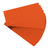 Herlitz 10843647 intercalaire Carton Orange 100 pièce(s)