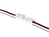 Velleman LCON12 câble électrique Noir, Rouge, Blanc 0,5 m 2 broches