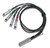 Nvidia MCP7F00-A03AR26L InfiniBand/fibre optic cable 3,5 m QSFP28 4xSFP28 Czarny