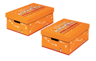 NIPS CHAMPION Aufbewahrungsbox (B 32,0 x T 45,5 x H 19,0 cm) 2er Pck., Wellkarton - umweltfreundlich und recycelbar