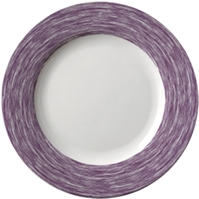 Speiseteller 23,5 cm aus Opalglas Form Brush - Purple / Violett Arcoroc