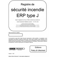 Registre de sécurité incendie ERP de type J (personnes âgées - handicapées)