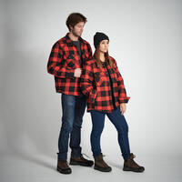 Overshirt Sherpa Jacket 500 Red - XL