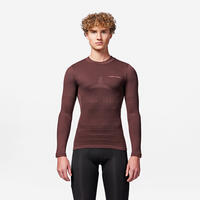 Long-sleeved Cycling Base Layer Racer 2 - Burgundy - 2XL