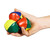 Relaxdays Jonglierbälle 3er Set, Profis & Anfänger, Juggling Balls weich, Kinder & Erwachsene, Jonglierset, Ø 6 cm, bunt