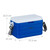 Relaxdays Kühlbox 10 l, Kühlkiste für unterwegs, Tragegurt & Griff, ohne Strom, Isolierbox HBT 22,5 x 37,5 x 23 cm, blau
