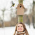 Relaxdays Nistkasten für Vögel, 28 mm Einflugloch, Vogelhaus zum Aufhängen, unbehandeltes Holz, HBT: 25x19x16 cm, natur