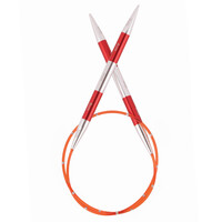 Smart Stix: Knitting Pins: Circular: Fixed: Red: 40cm x 6.00mm