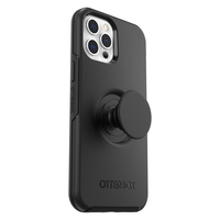 OtterBox Otter + Pop Symmetry Apple iPhone 12 Pro Max Zwart - beschermhoesje