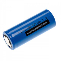 Celda de batería cilíndrica 26650, Li-ion, 3.7V, 4200mAh