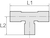 Artikeldetailsicht RIEGLER RIEGLER T-Stück - Messing 2 x G 1/2 innen - R 1/2 Außengewinde seitl.