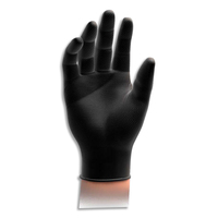 Boîte de 50 gants nitrile non poudrés GoGrip avec picot 6,5gr. Coloris noir. Taille M