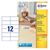 Avery Multipurpose Mini Removable Label 99x42.3mm 12 Per A4 She(Pack 300 Labels)