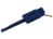 Miniatur-Klemmprüfspitze, blau, max. 1 mm, L 35 mm, CAT O, Stift 0,64 mm, KLEPS