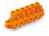 Buchsenleiste, 9-polig, RM 7.62 mm, gerade, orange, 232-769/031-000