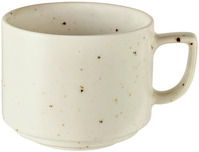 Kaffee-Obertasse Alessia; 190ml, 7.5x6.3 cm (ØxH); beige; rund; 6 Stk/Pck