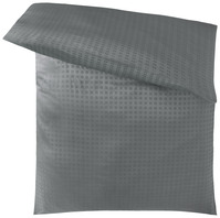 Bettbezug Cube Reißverschluss; 140x200 cm (BxL); schiefergrau