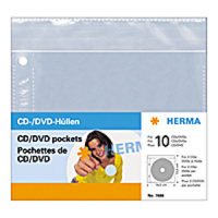Pochettes de CD/DVD, 145x135 mm 5 pochettes