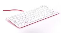 Keyboard, AZERTY Red, White - French Billentyuzetek (külso)