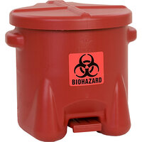 Bezpieczny pojemnik z PE na odpady stwarzające zagrożenie biologiczne