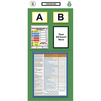 Cartel informativo para etiquetado doble de estanterías