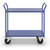 Mesa rodante KM41, 2 pisos, L x A x H 1080 x 450 x 975 mm, azul, 2 ruedas de