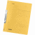 Einhakhefter A4 Manila-RC-Karton 250g/qm 1/1 Vorderdeckel Amtsheftung gelb
