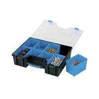 Box organiser - 8 compartments - clear (lid)