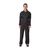 Whites Atlanta Unisex Chef Jacket in Black - Polycotton - Teflon Coated - XL