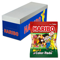 Haribo Mini Color-Rado Fruchtgummi Lakritz 20 Beutel je 160g