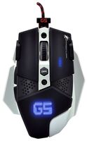 Dragon War ELE-G5 WARLORD Gaming Blue-Sensor egér fekete-szürke USB